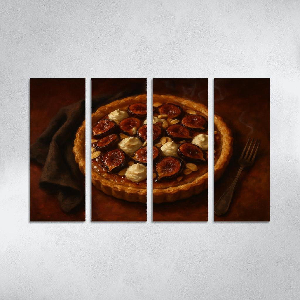 Smoked Honey Fig Tart one-piece frames