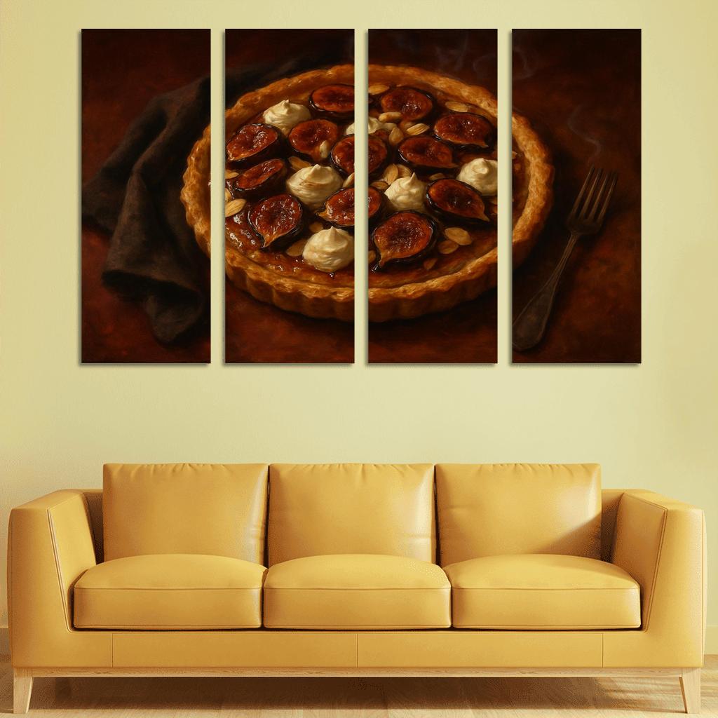 Smoked Honey Fig Tart one-piece frames