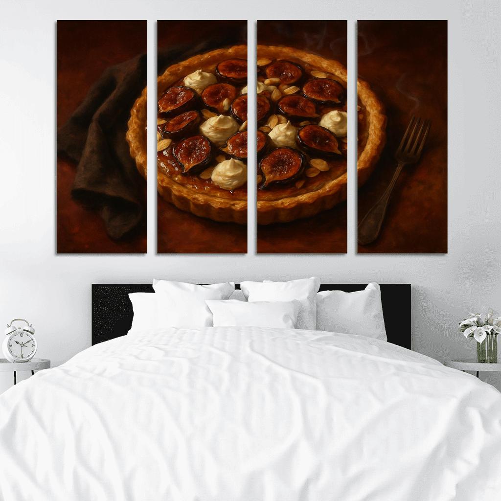 Smoked Honey Fig Tart one-piece frames