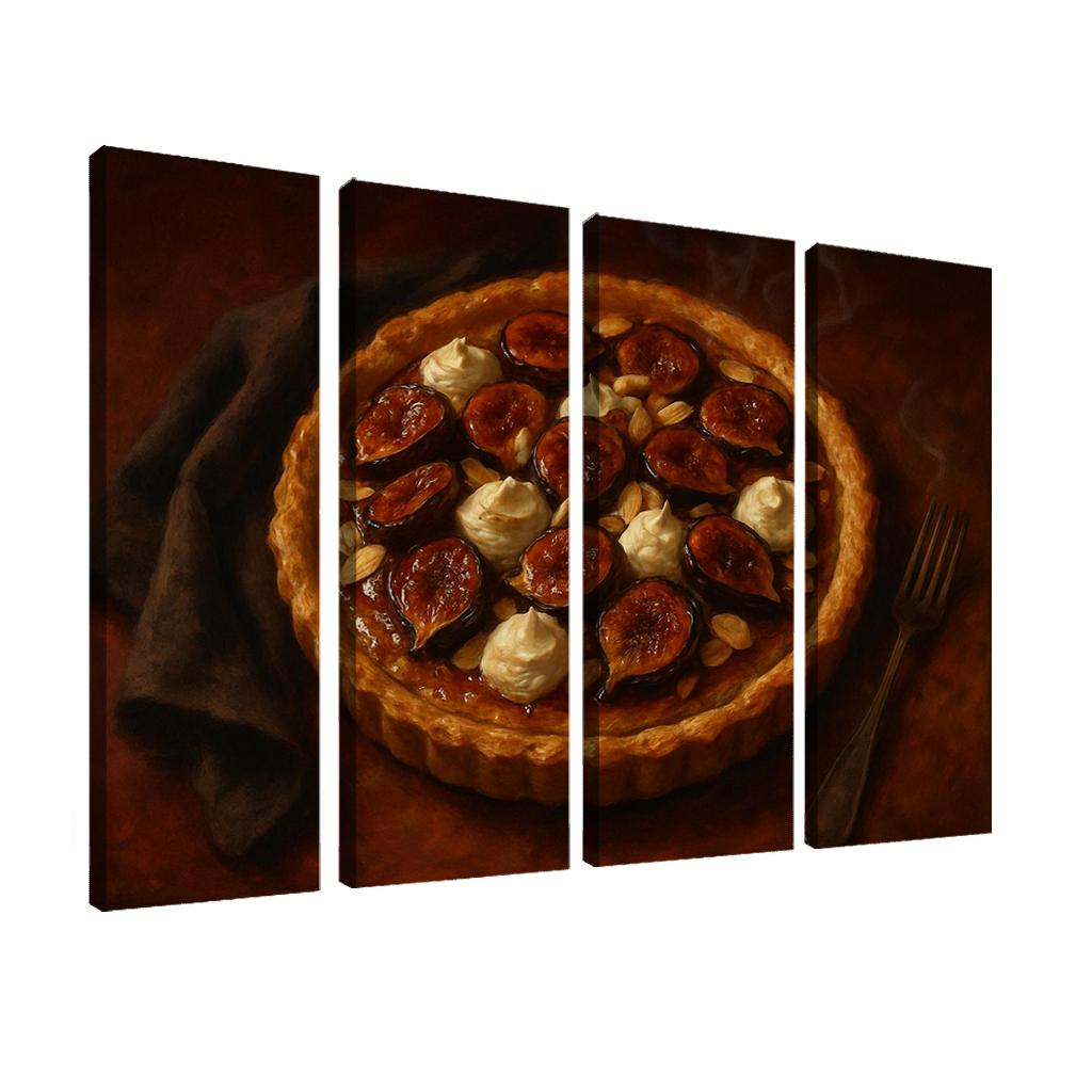 Smoked Honey Fig Tart one-piece frames