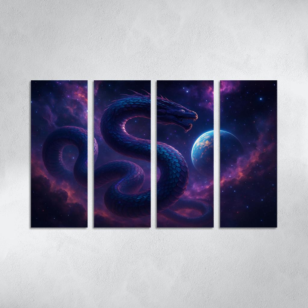 The Nebula Serpent Of Aetheria home decor