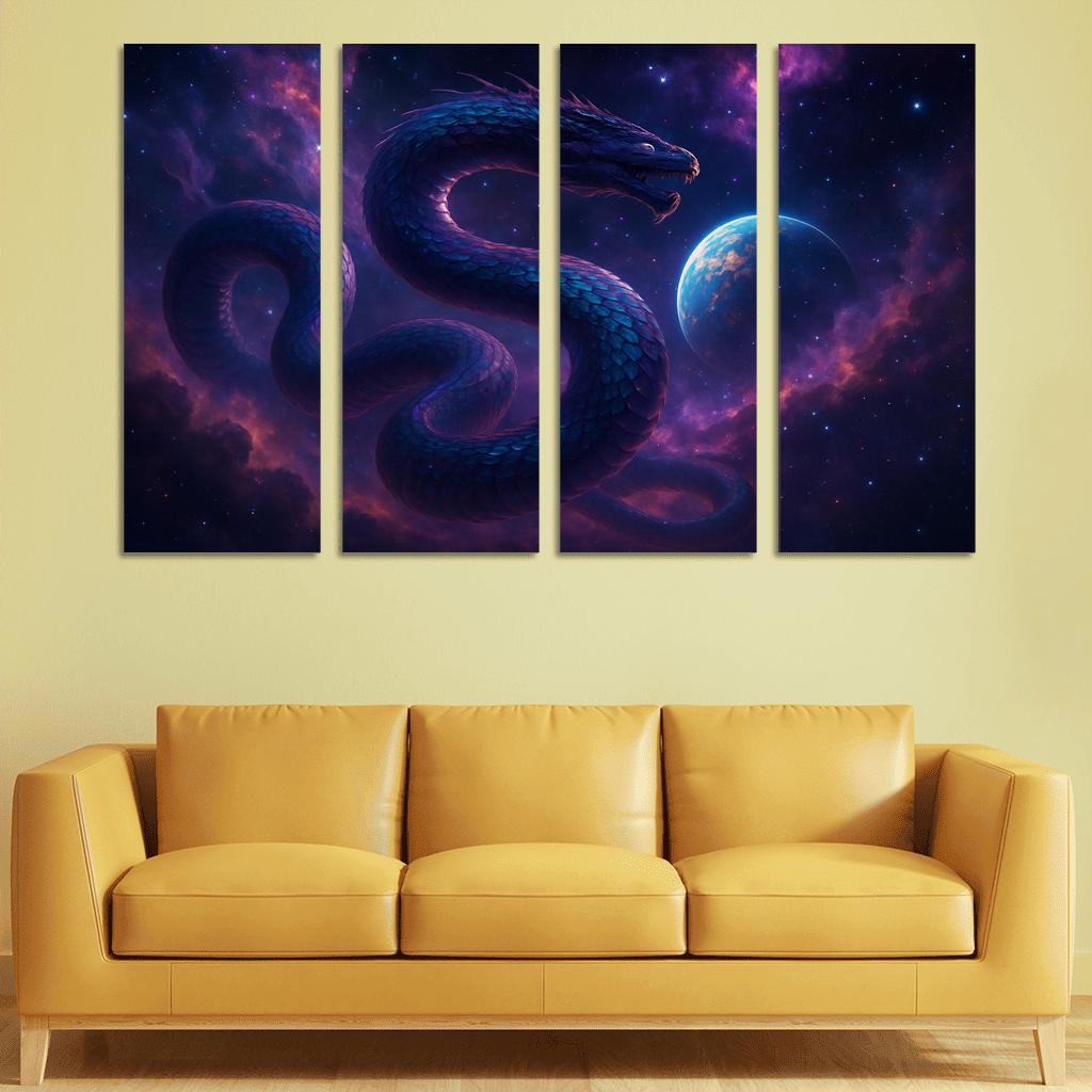 The Nebula Serpent Of Aetheria home decor