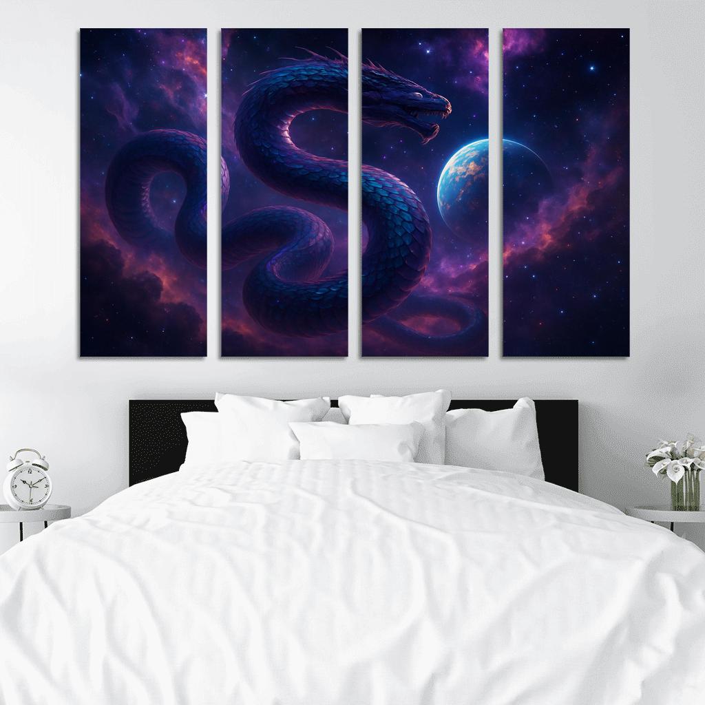 The Nebula Serpent Of Aetheria home decor