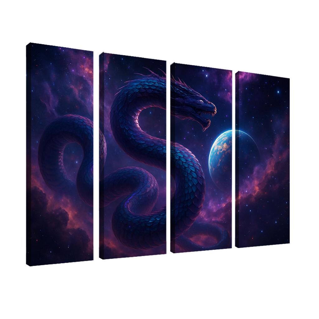 The Nebula Serpent Of Aetheria home decor