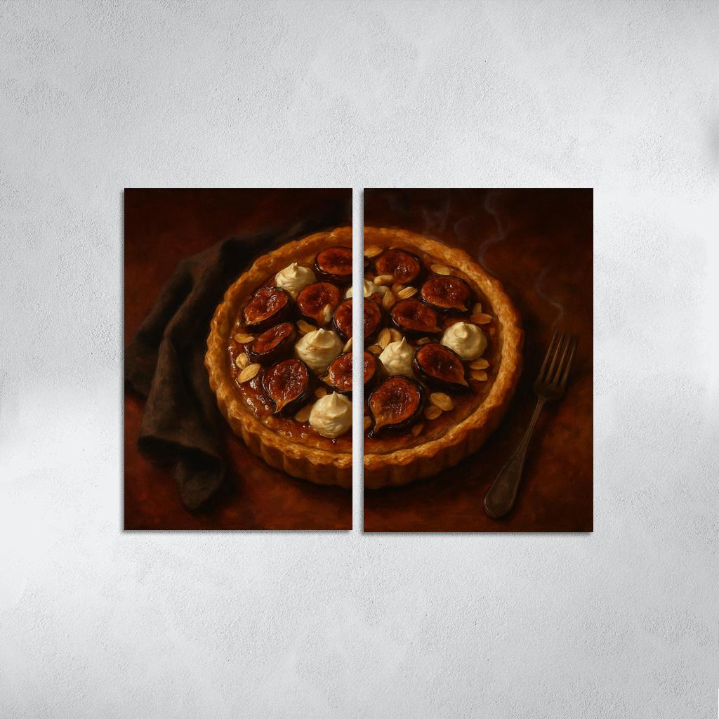 Smoked Honey Fig Tart one-piece frames