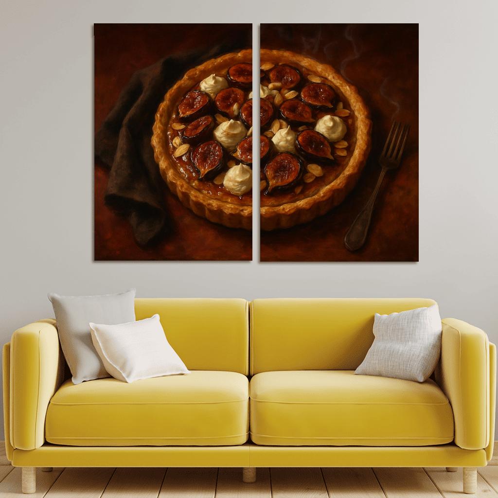 Smoked Honey Fig Tart one-piece frames