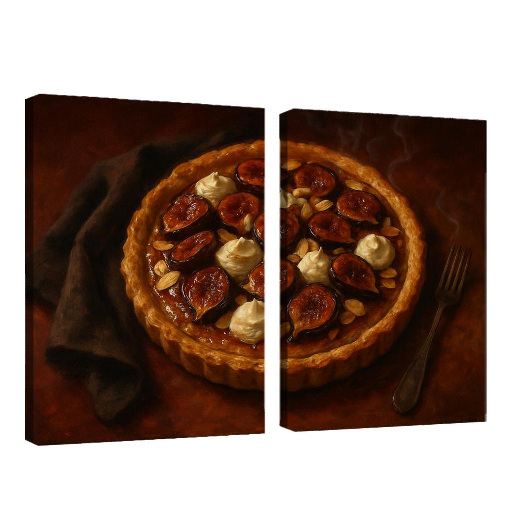 Smoked Honey Fig Tart one-piece frames