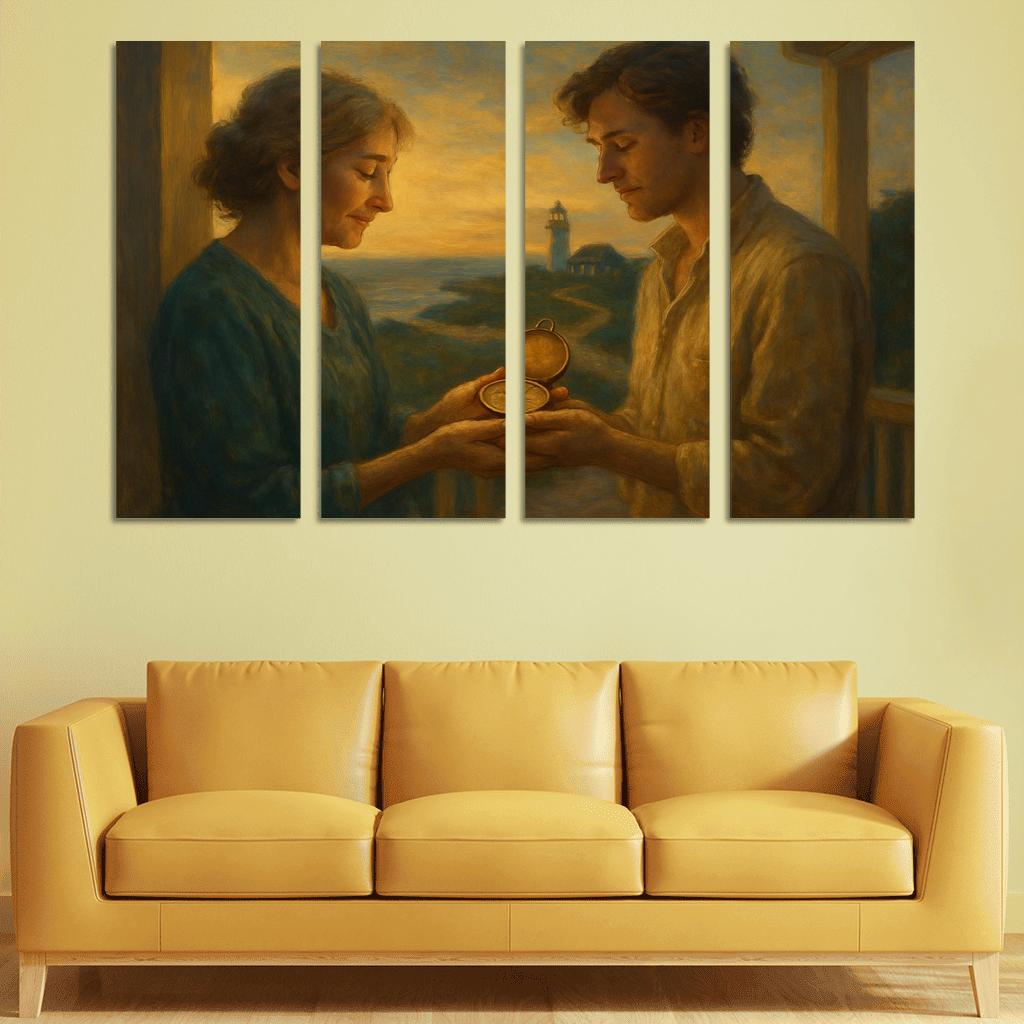 A Mothers Compass multi-panel paintings