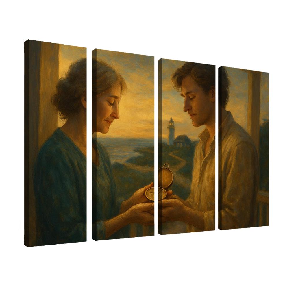A Mothers Compass multi-panel paintings