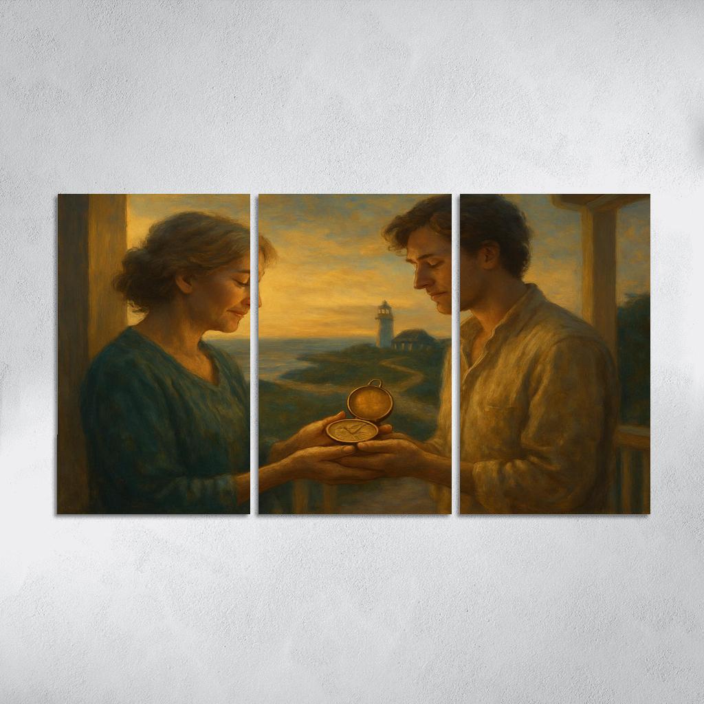 A Mothers Compass multi-panel paintings