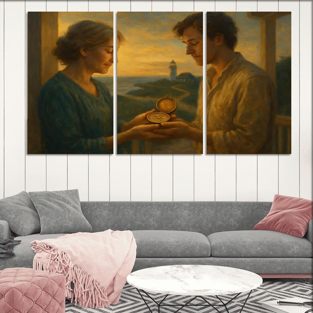 A Mothers Compass multi-panel paintings