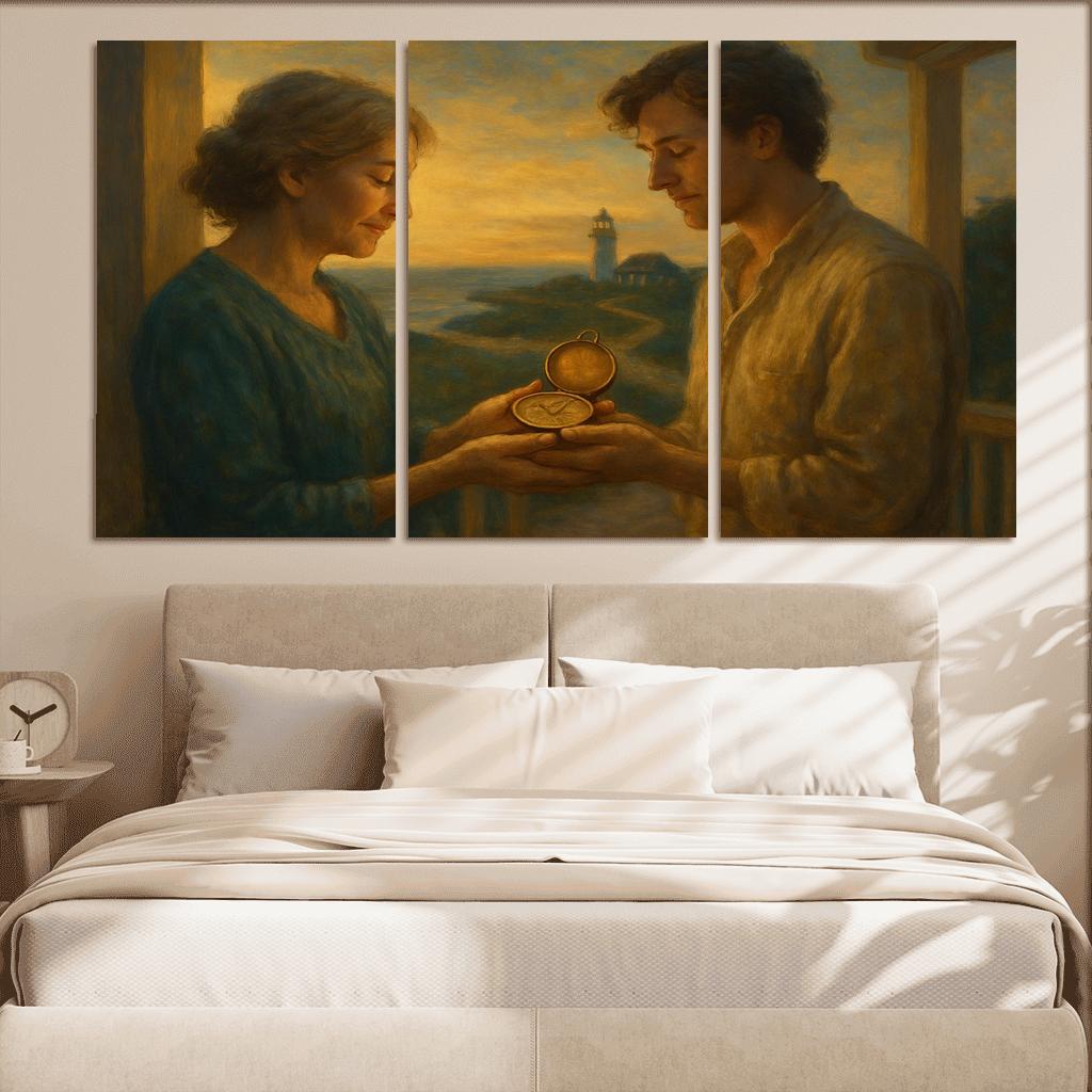 A Mothers Compass multi-panel paintings