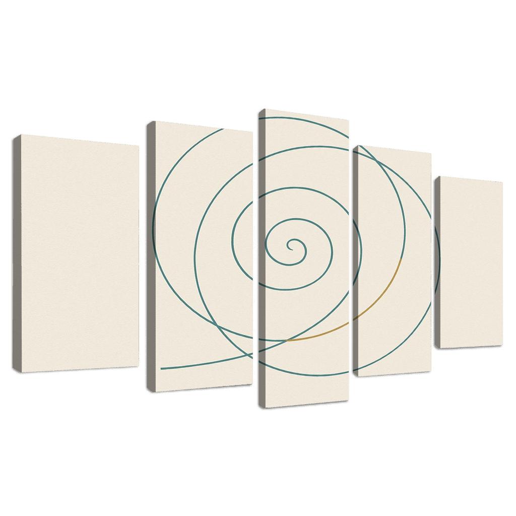Quiet Spiral modern paintings frame