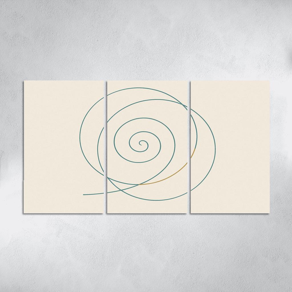 Quiet Spiral modern paintings frame