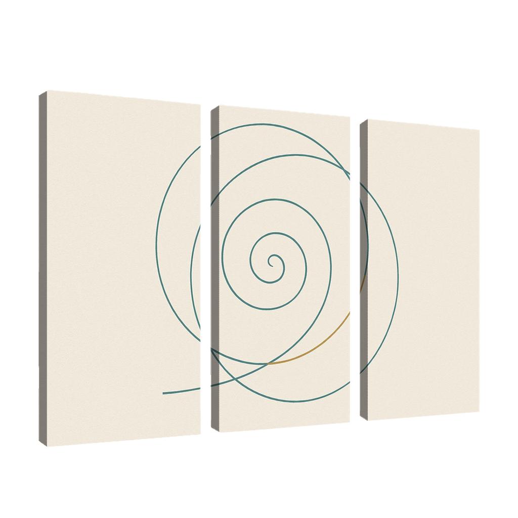 Quiet Spiral modern paintings frame