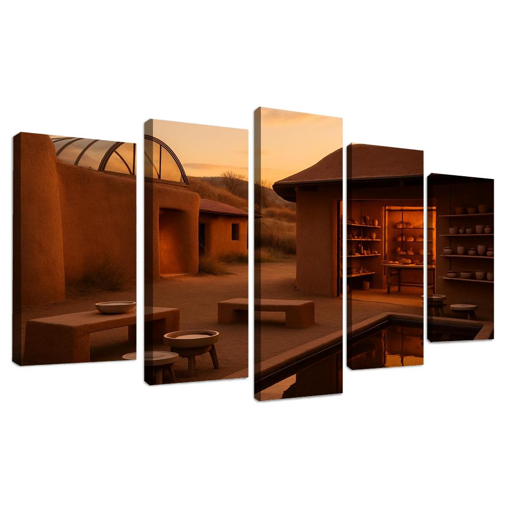 Luminous Clay Atelier wall art