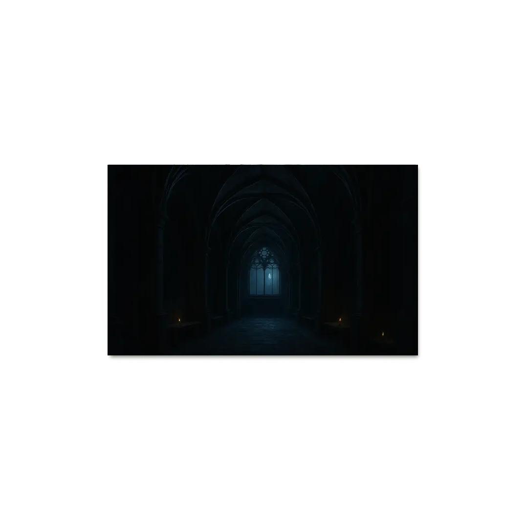 Nocturnal Rib Vault Atrium oil paintings frame