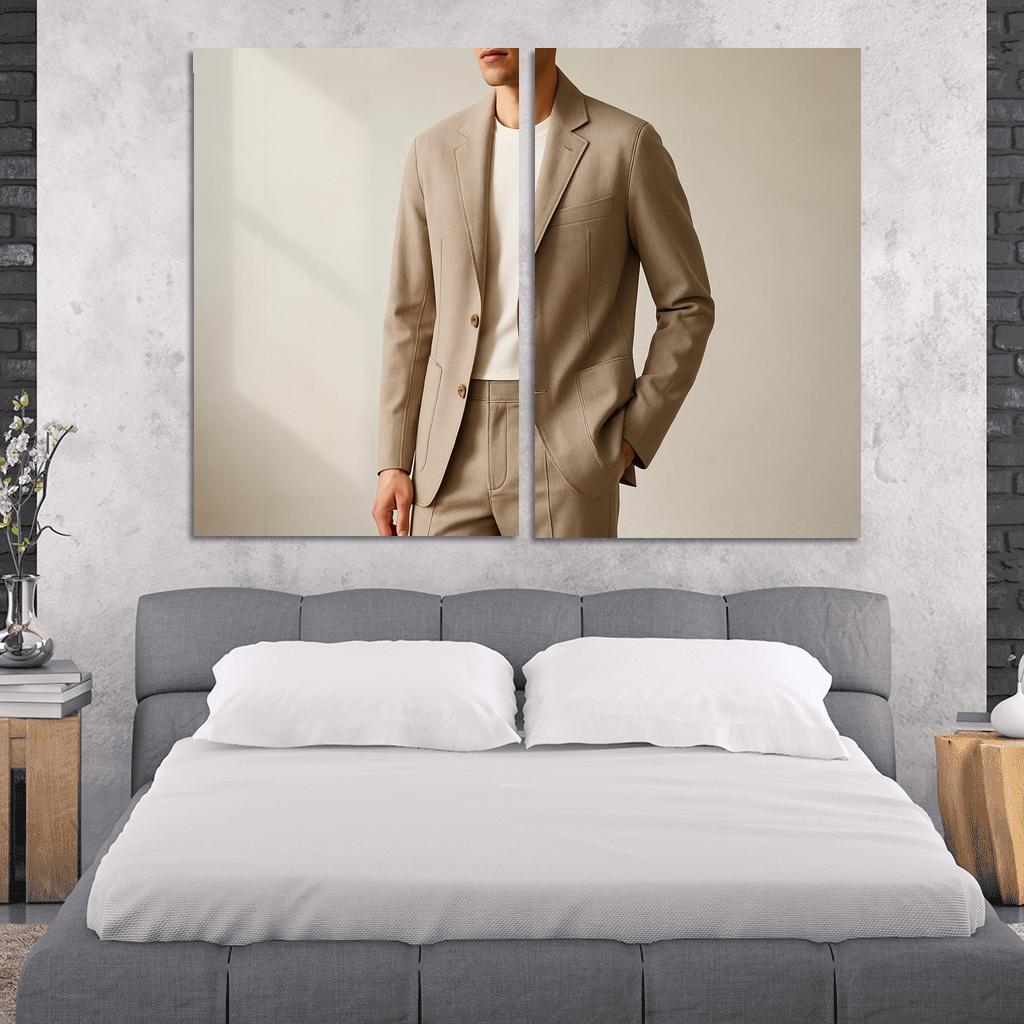 Tailored Linen Tech Suit wall art