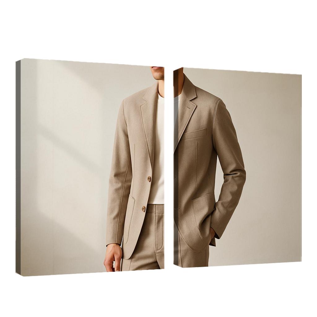 Tailored Linen Tech Suit wall art