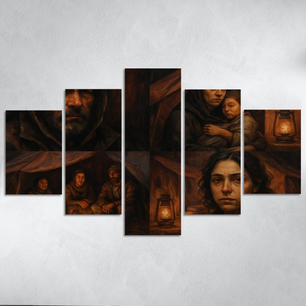 Embers Of Resilience framed paintings