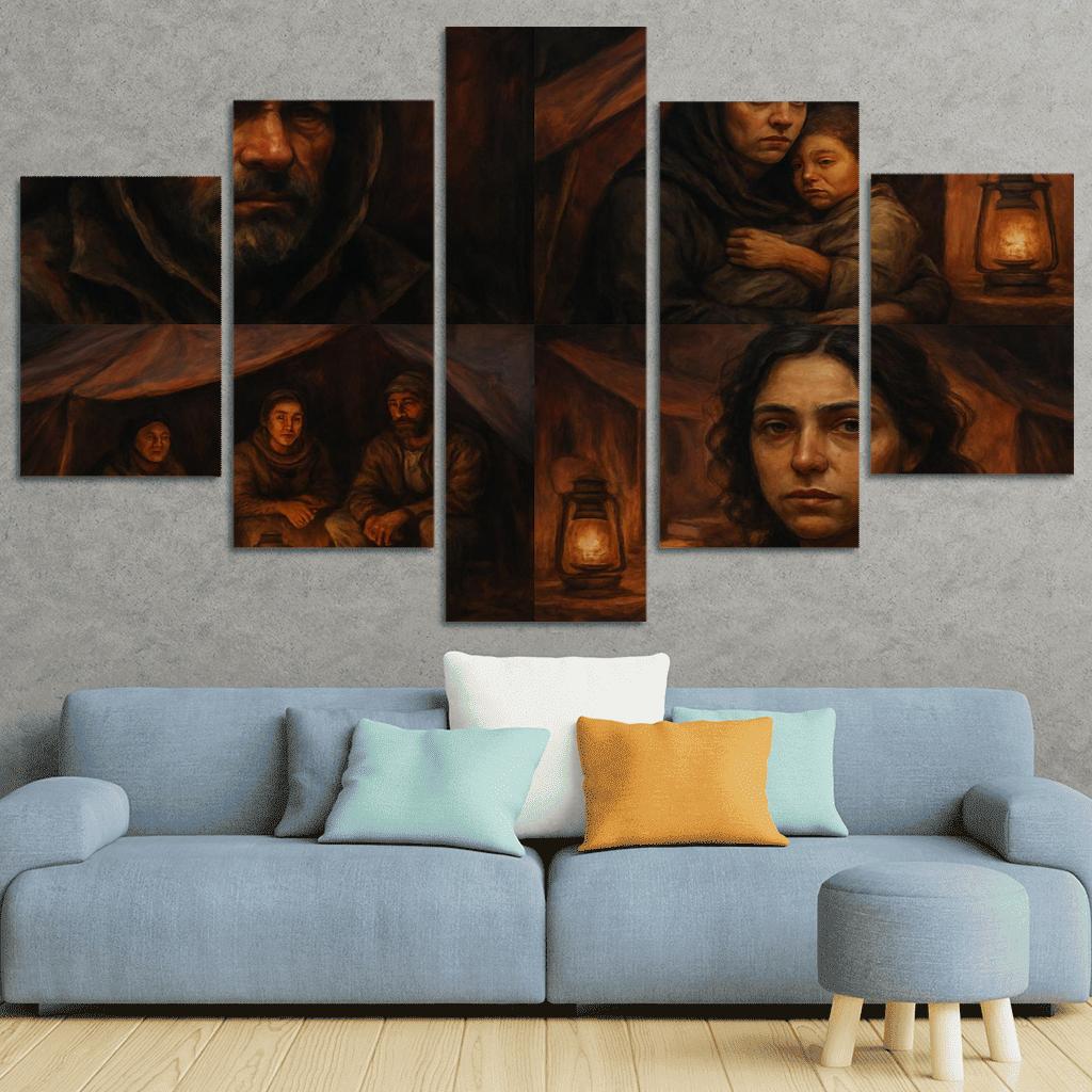 Embers Of Resilience framed paintings