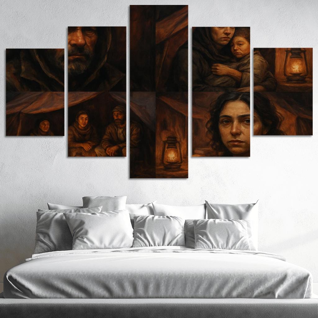 Embers Of Resilience framed paintings