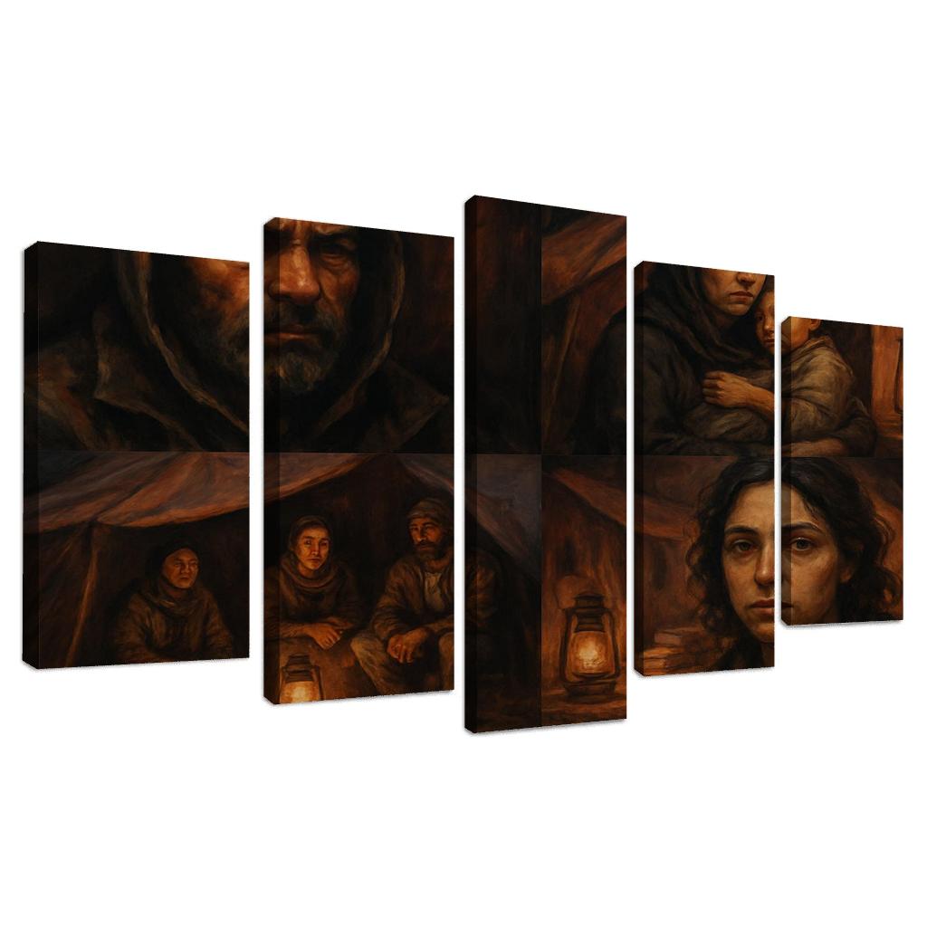 Embers Of Resilience framed paintings