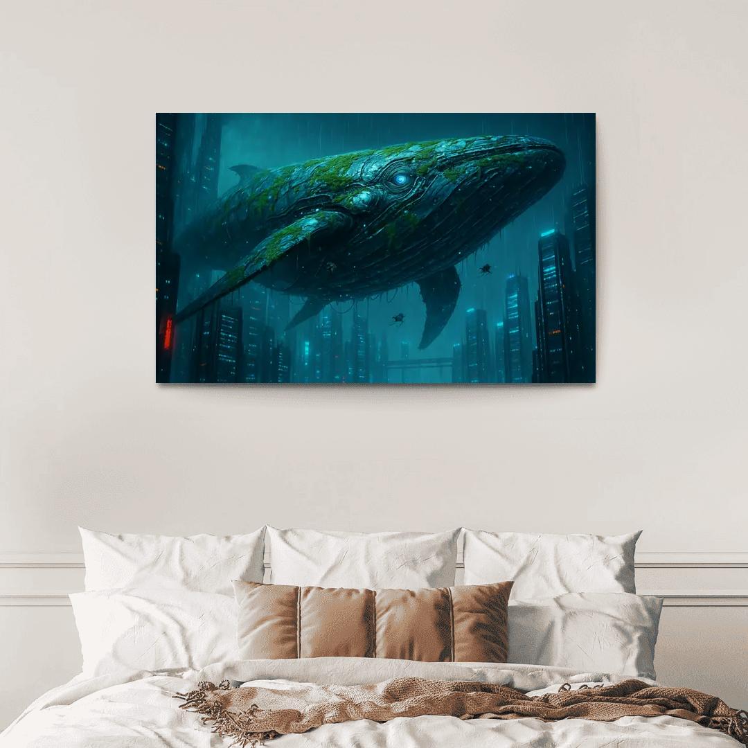Chrome Leviathan custom paintings frame
