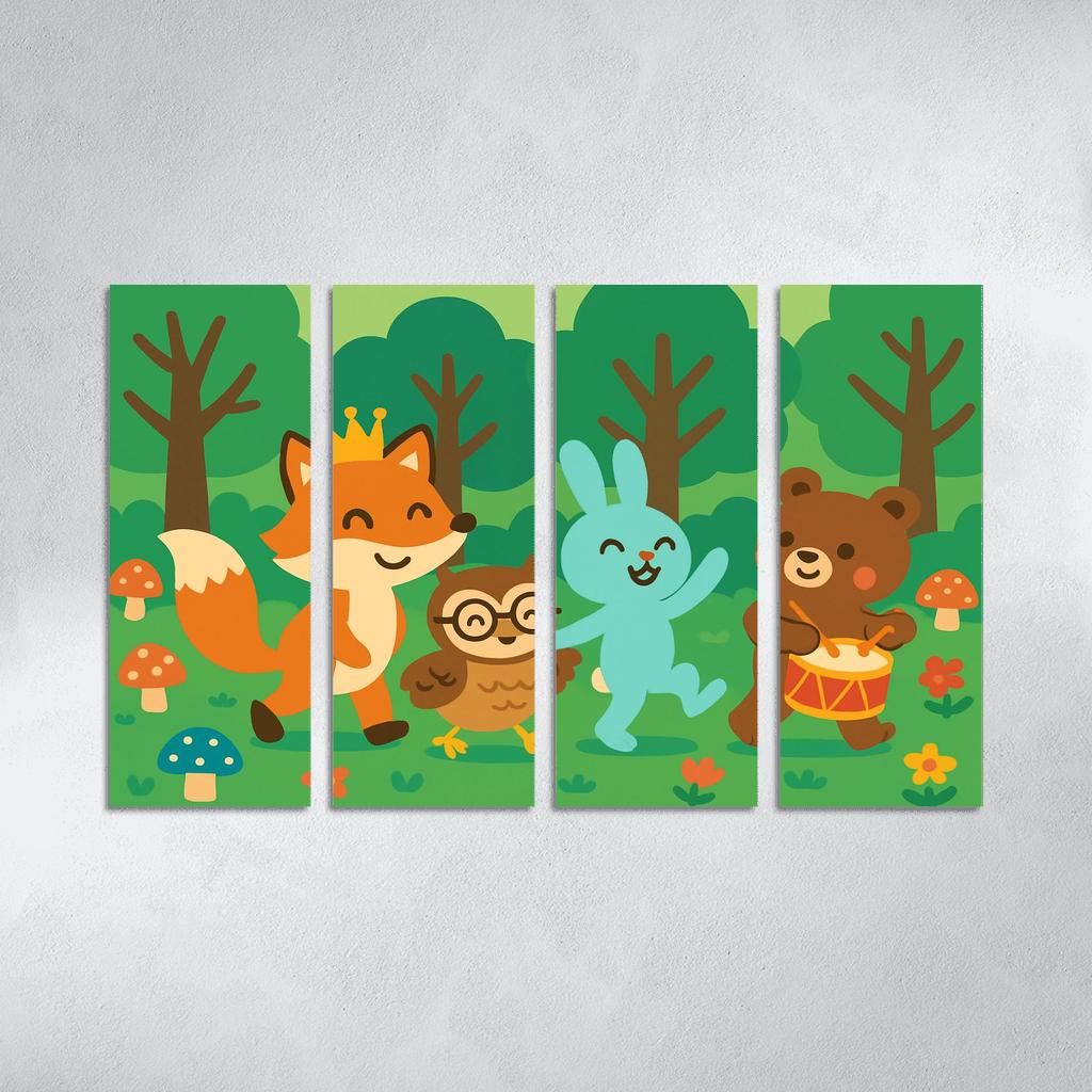 Magical Forest Animal Parade one-piece frames