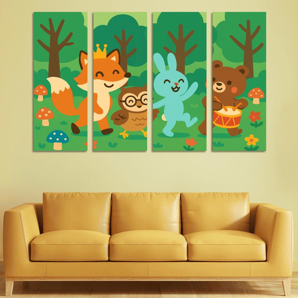 Magical Forest Animal Parade one-piece frames