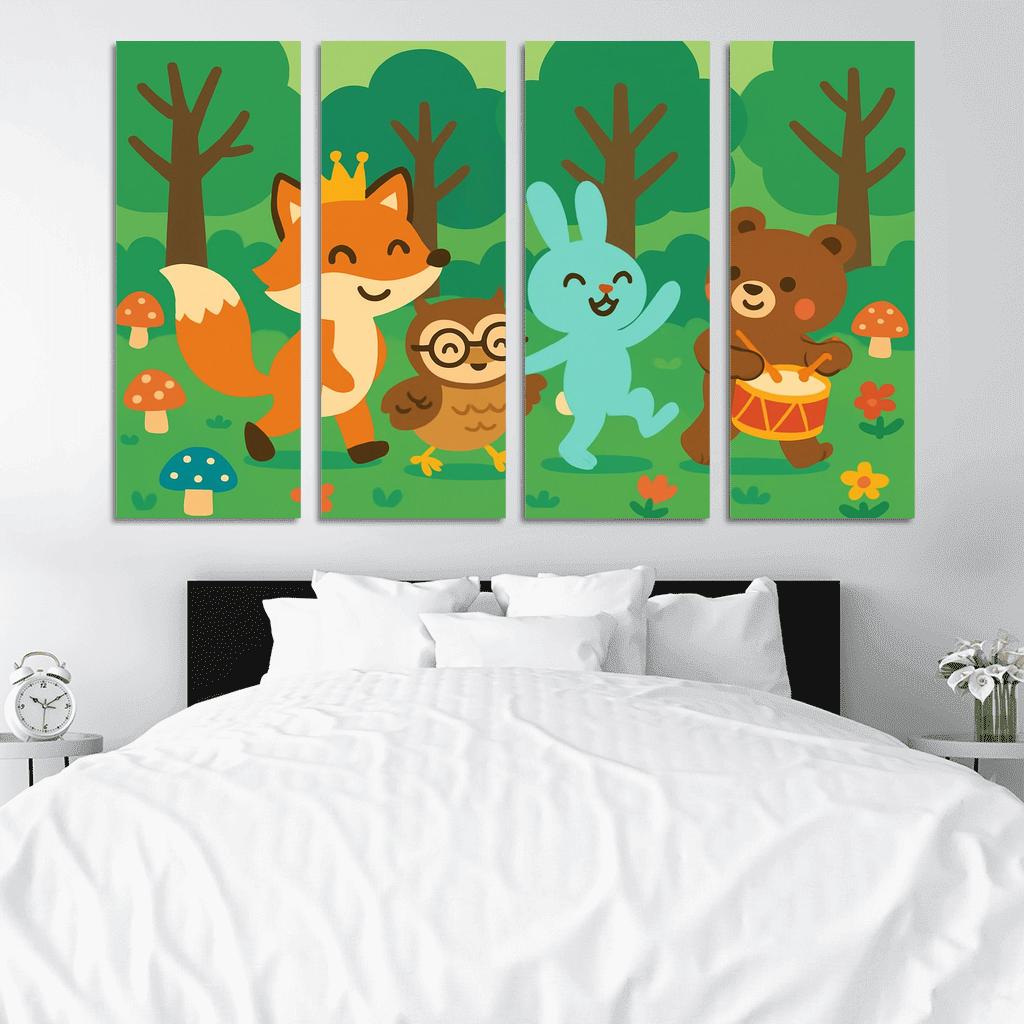 Magical Forest Animal Parade one-piece frames