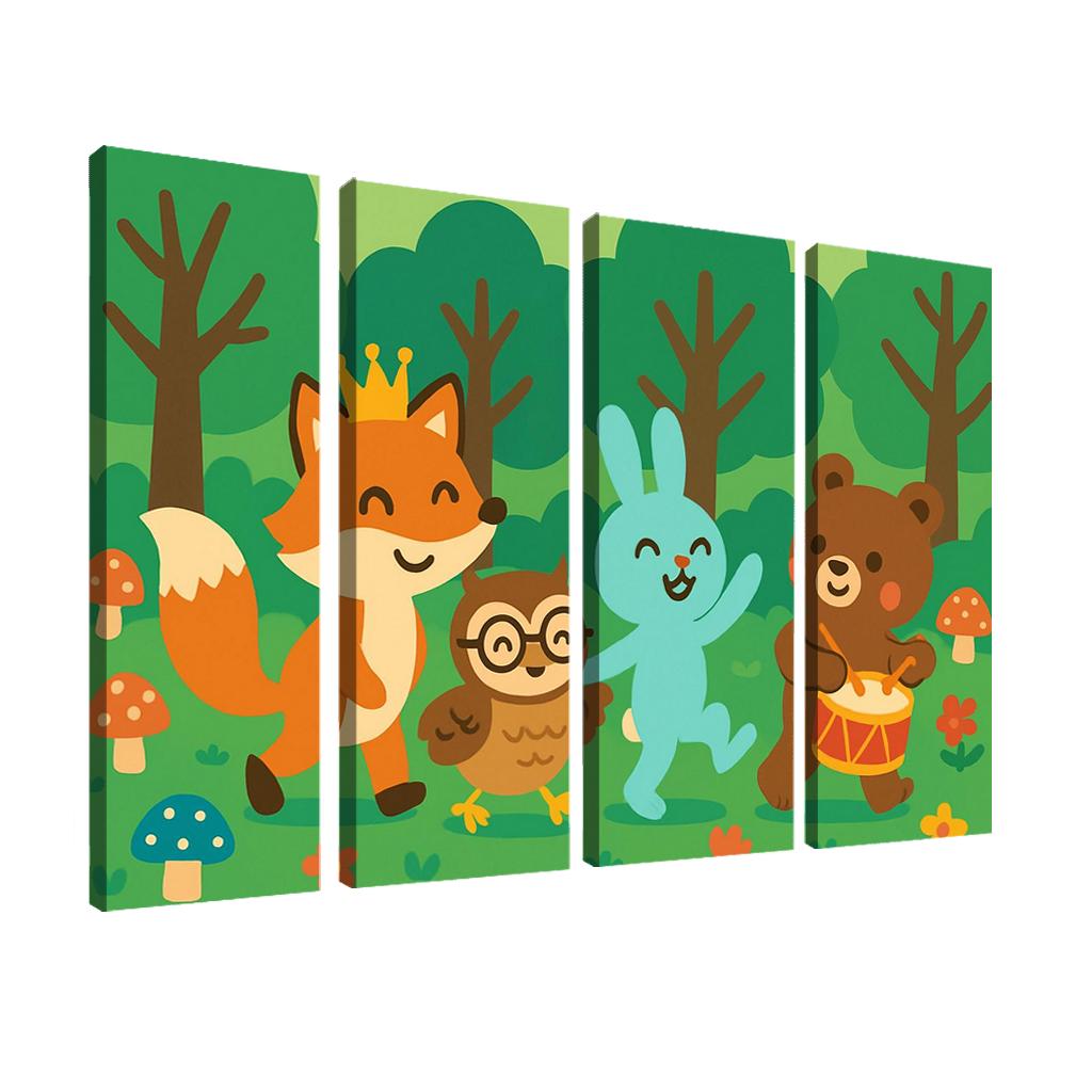 Magical Forest Animal Parade one-piece frames