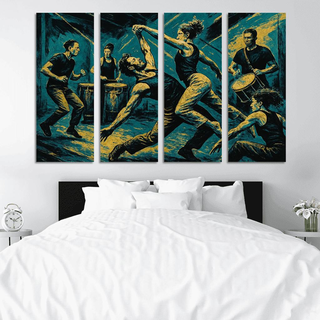Kinetic Drumline Contact Improvisation wall art