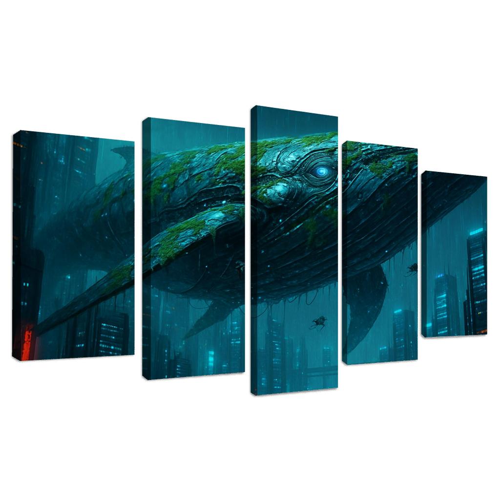 Chrome Leviathan custom paintings frame