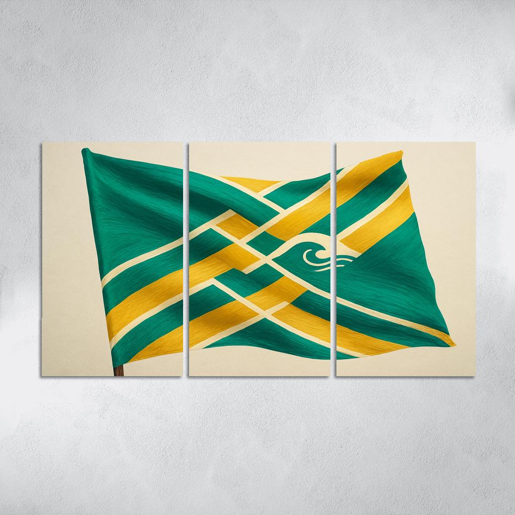 River Of Stripes Standard multi-panel paintings