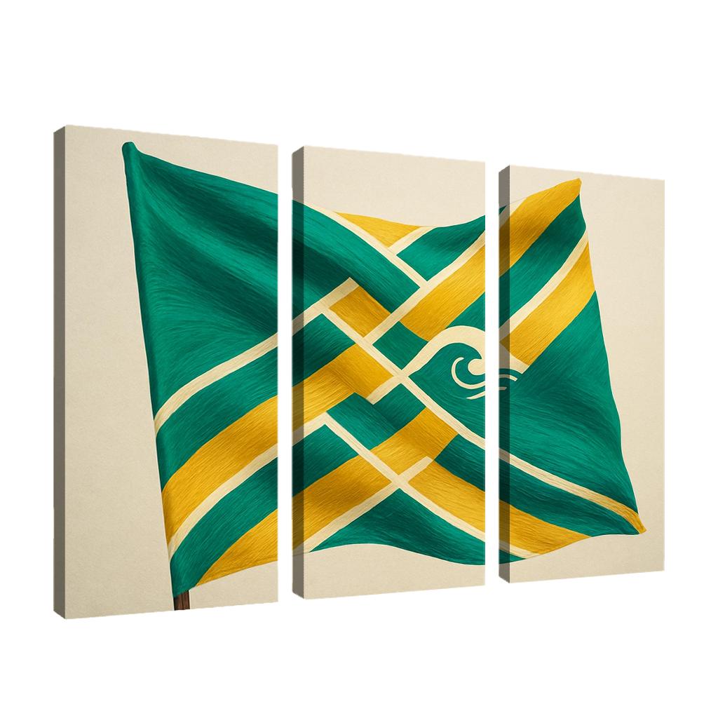 River Of Stripes Standard multi-panel paintings