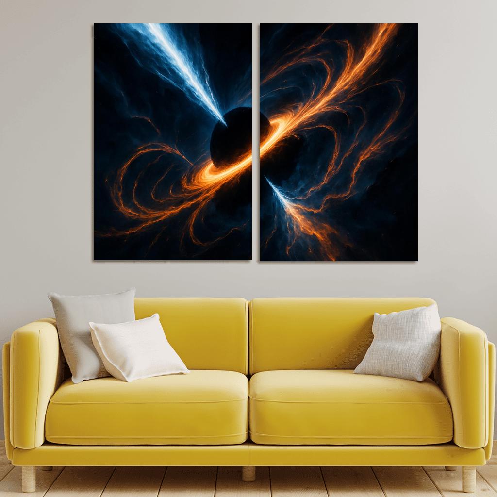 Relativistic Jet Sculpting In Microquasars premium artwork frames