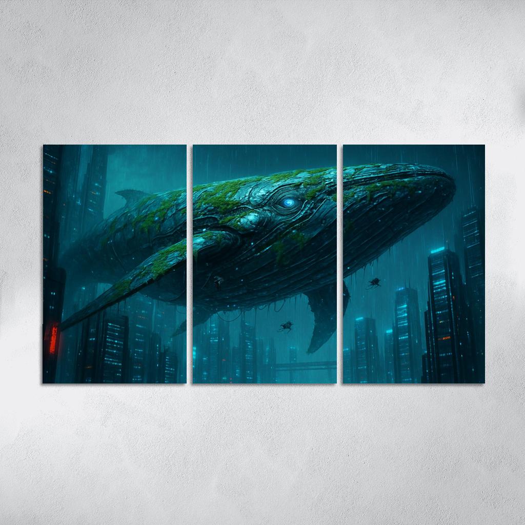Chrome Leviathan custom paintings frame