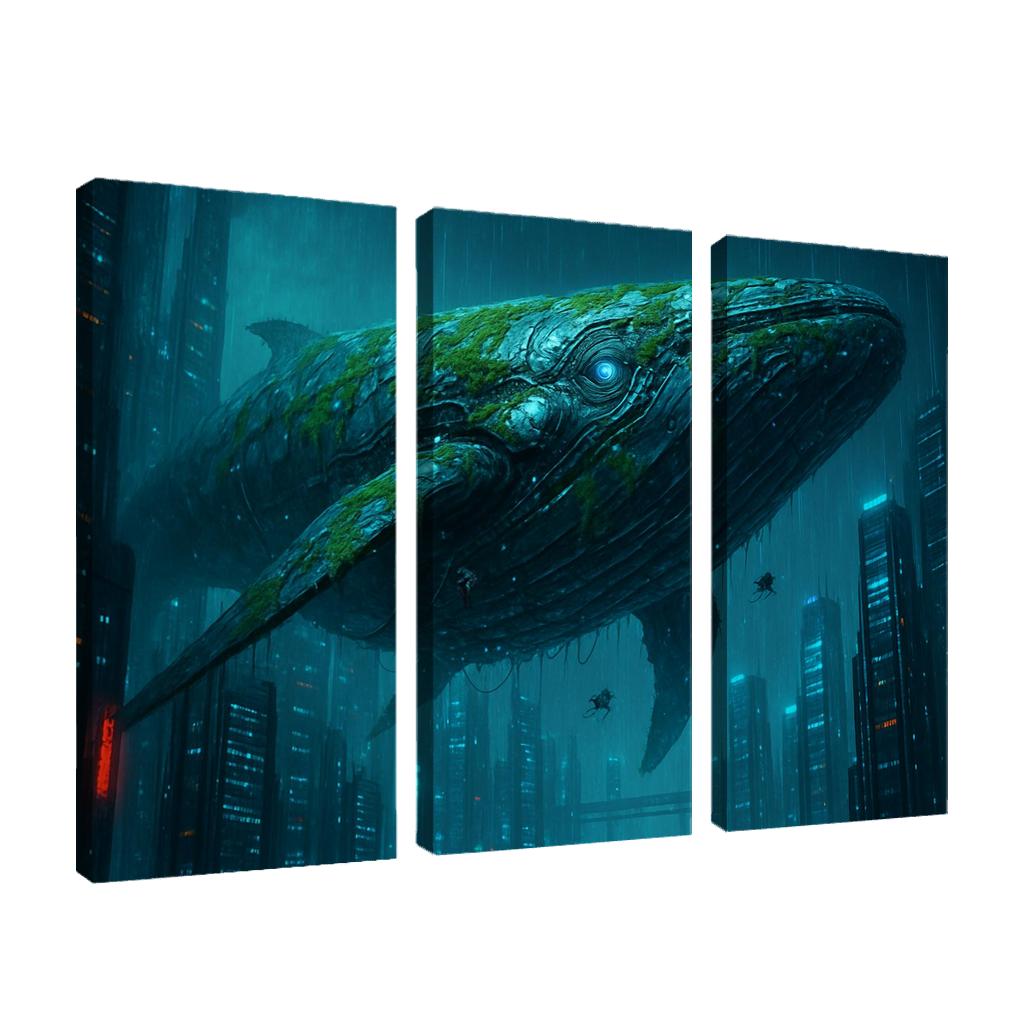 Chrome Leviathan custom paintings frame