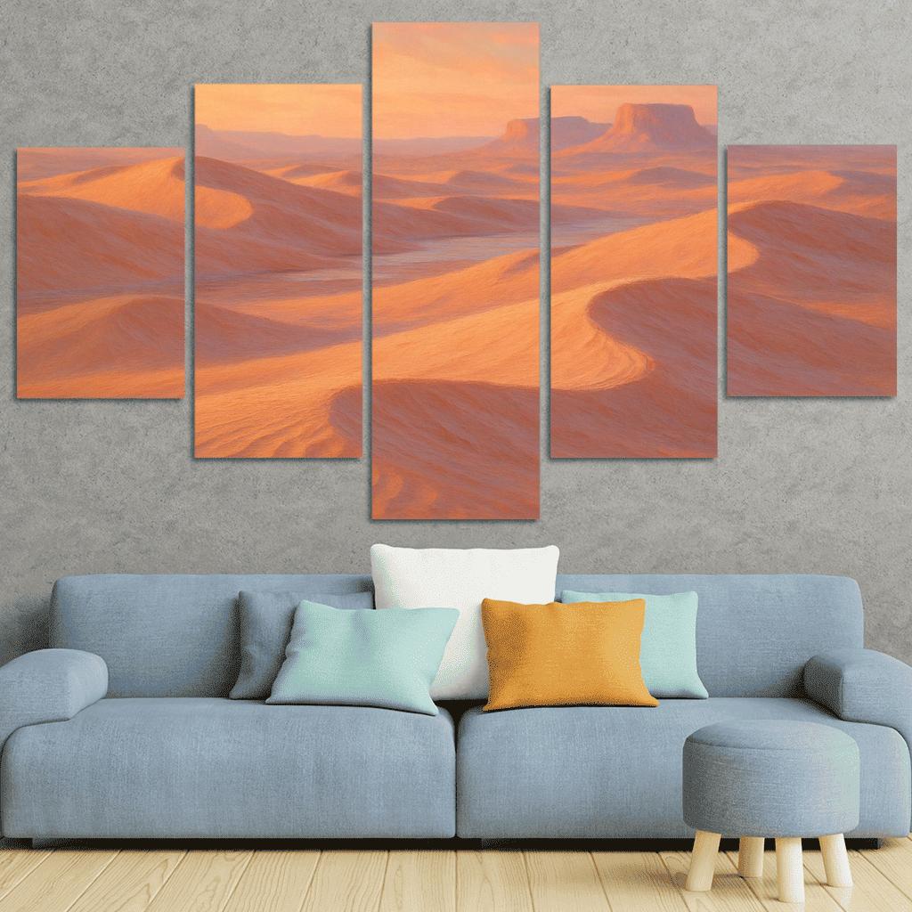 Velvet Dunes At Dawn oil paintings frame