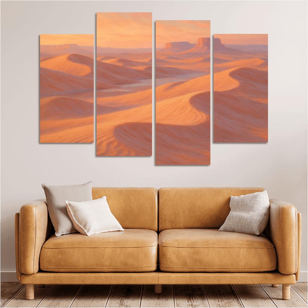 Velvet Dunes At Dawn oil paintings frame