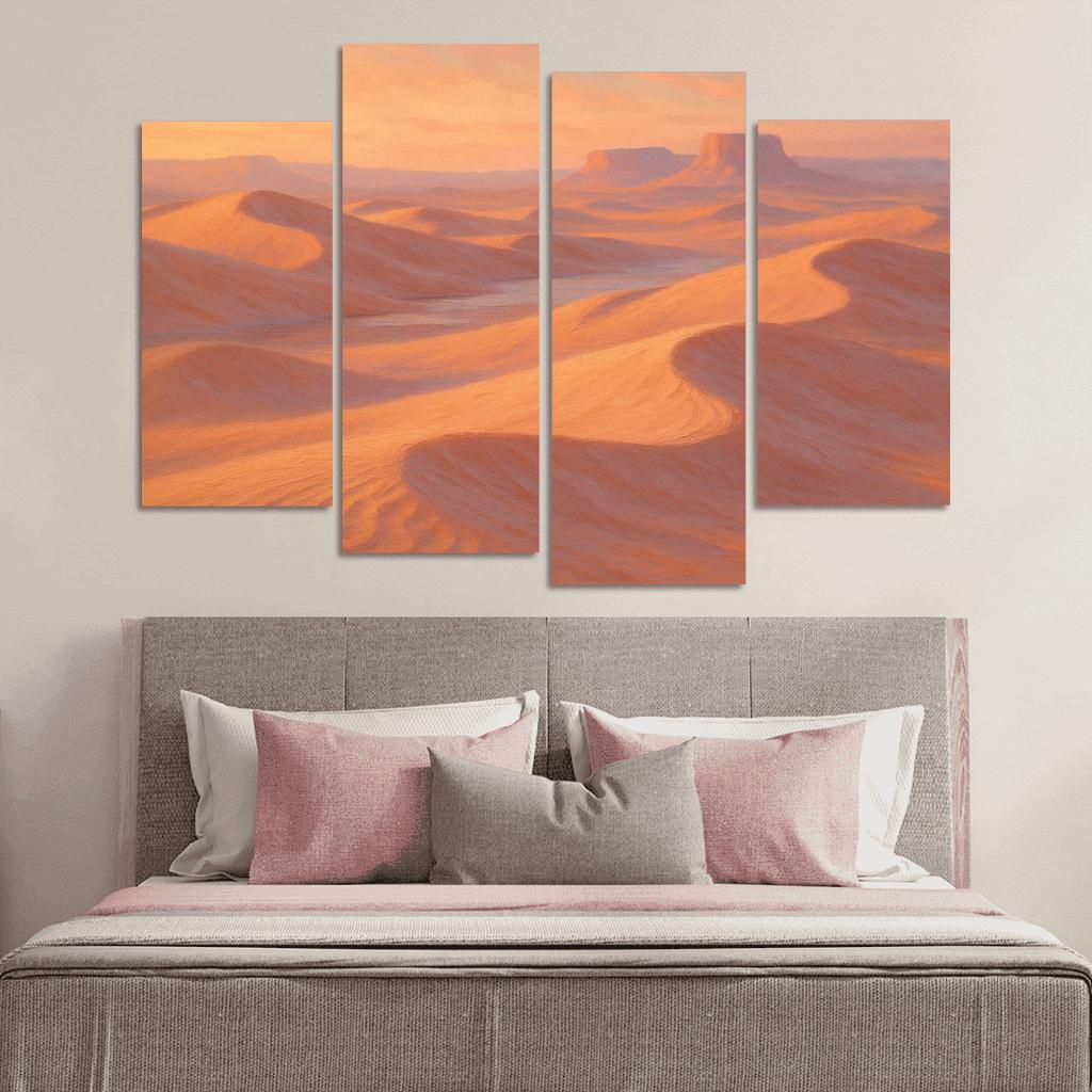 Velvet Dunes At Dawn oil paintings frame