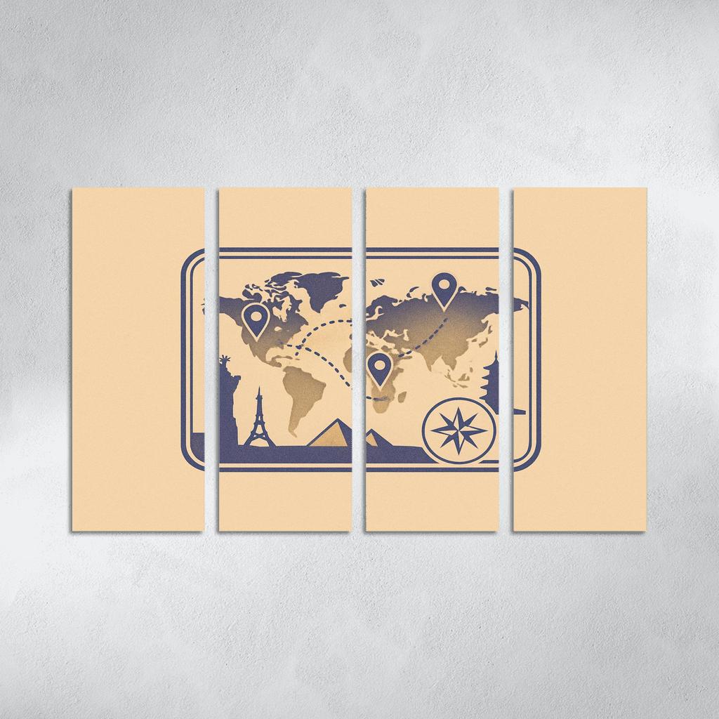 Stamp Of Horizons custom paintings frame