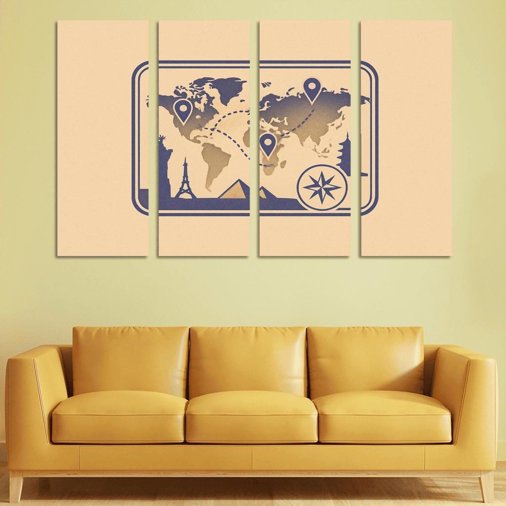 Stamp Of Horizons custom paintings frame