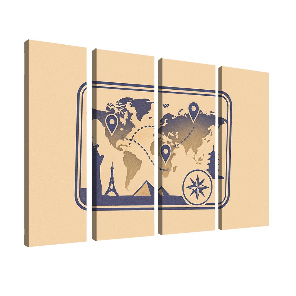 Stamp Of Horizons custom paintings frame