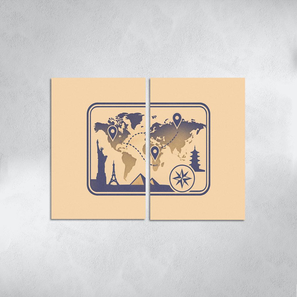 Stamp Of Horizons custom paintings frame