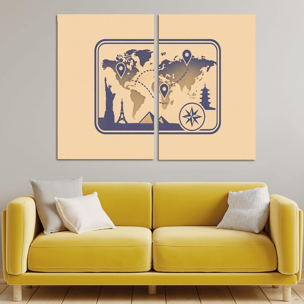 Stamp Of Horizons custom paintings frame