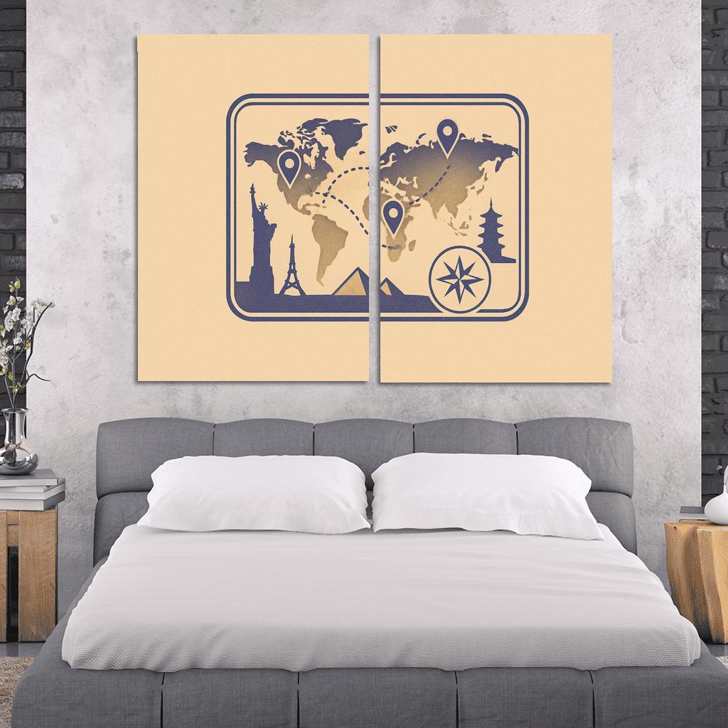 Stamp Of Horizons custom paintings frame