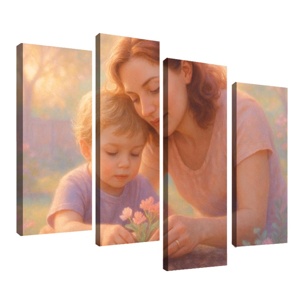 Garden Of Gentle Hands A Mothers Unseen Nurture modern paintings frame