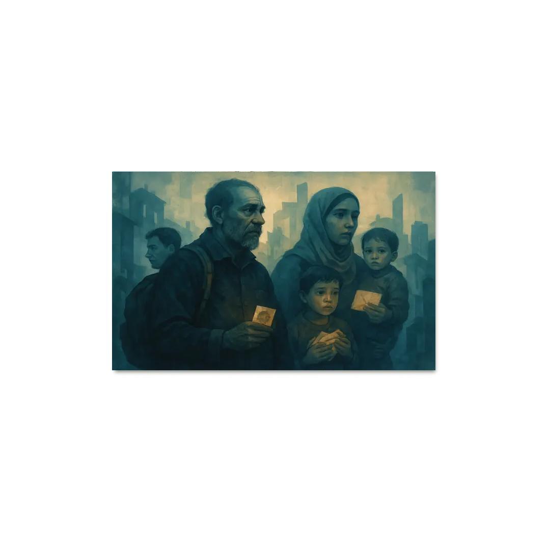 Echoes Of The Invisible abstract paintings frame